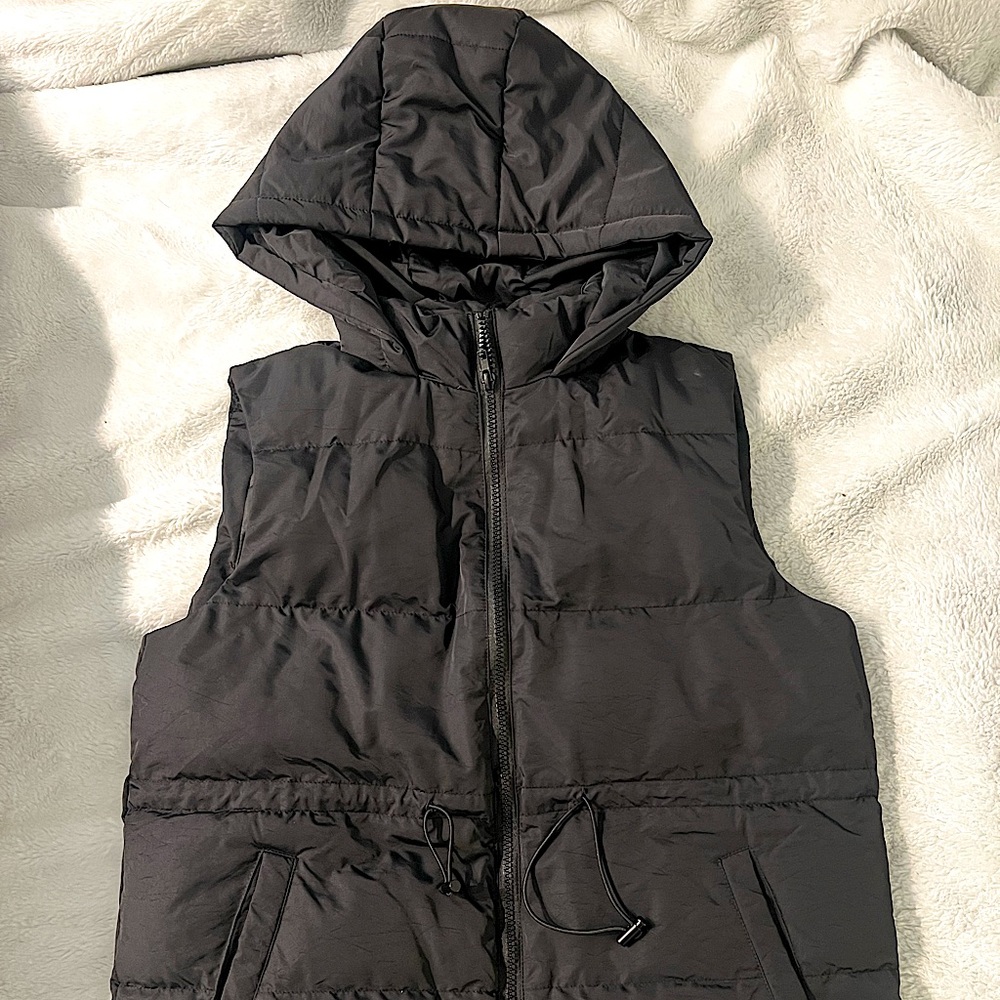 Hooded Vest Jacket